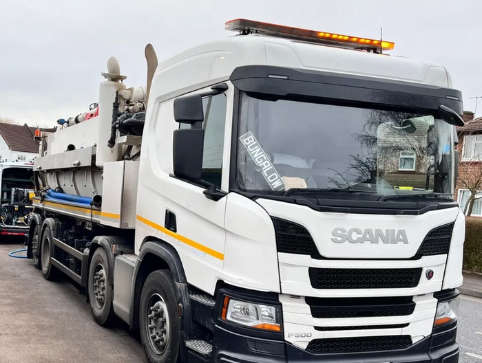 A&B Drainage tanker